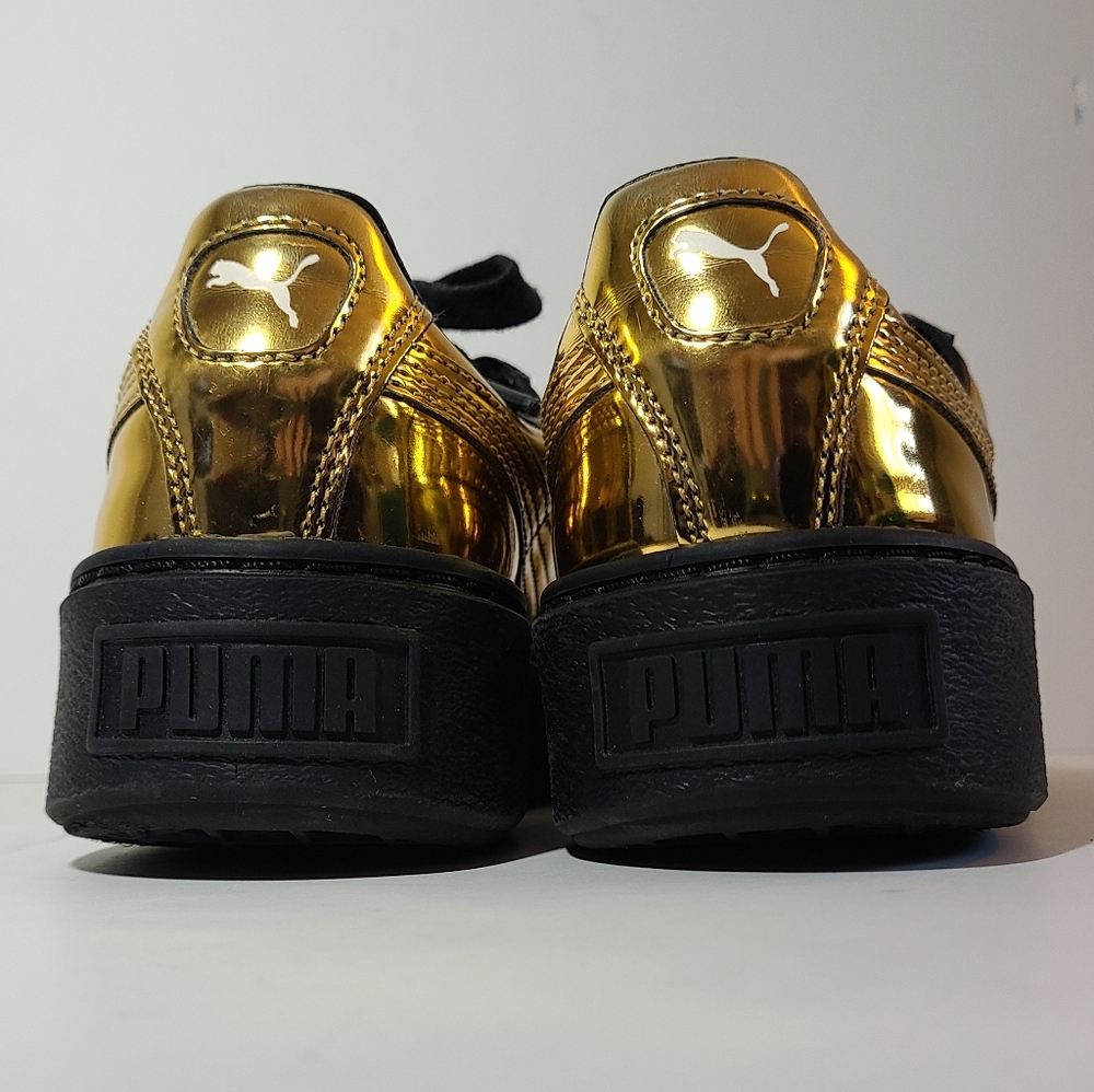 Puma Platform Gold Basket Sneaker - Picture 4 of 8